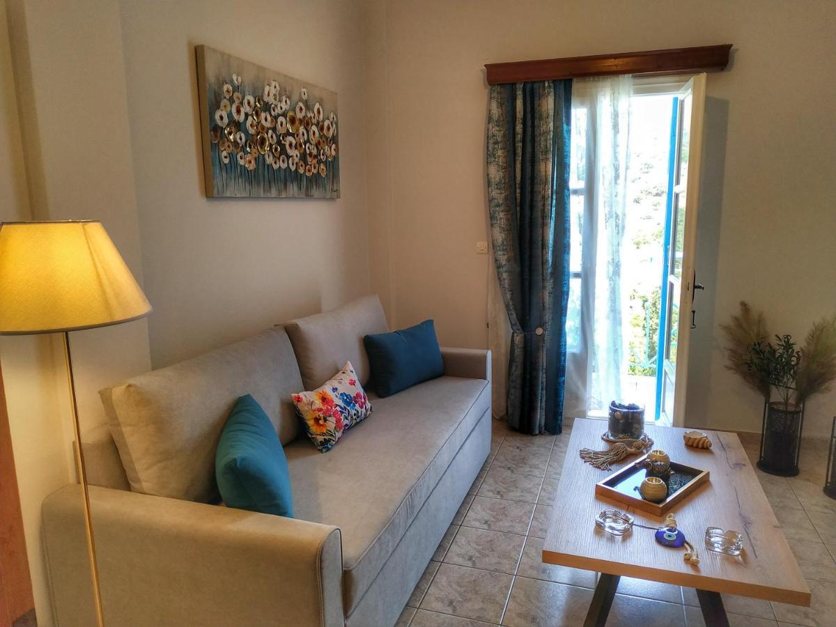 Anemone Bleu-Sea View-200M From Chora Pedestrian Apartment Ándros Екстериор снимка