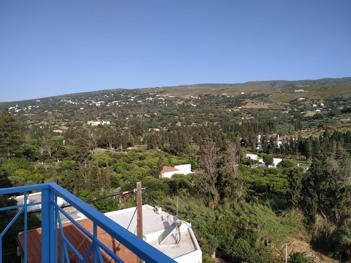 Anemone Bleu-Sea View-200M From Chora Pedestrian Apartment Ándros Екстериор снимка