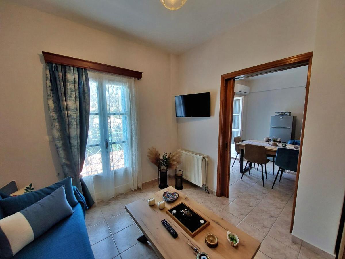 Anemone Bleu-Sea View-200M From Chora Pedestrian Apartment Ándros Екстериор снимка